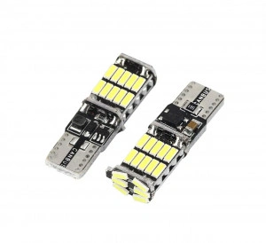 set 2 leduri t10 w5w ,canbus,alb 6000k, 12v