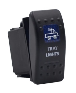 Buton on/off cu LED 12v-24