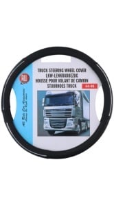 Husa Volan universala pentru camion- diametru 44-46 cm, piele ecologica negru
