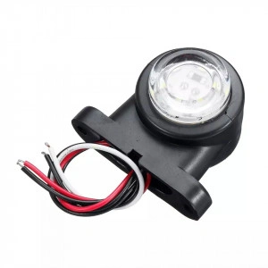 Lampa de gabarit 12 smd rosu cu alb 12v-24v, premium, 5+1 GRATIS