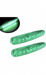 Lampa de gabarit 12v-24v, verde 9 smd slim, 5+1 GRATIS
