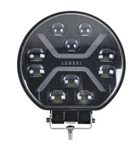 Proiector led 10 inch, universal tip SPIDER , 12V - 24V, cu lumină DRL alb-galben,