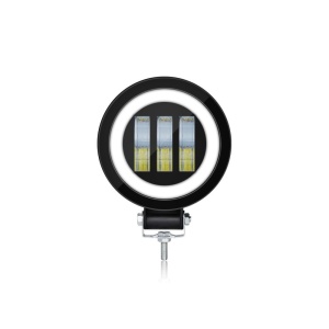 Proiector LED cu Angel Eyes DRL lumina alba 30W,12v-24v
