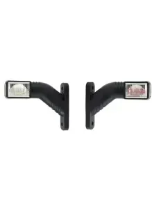 Set 2 lampi led pentru gabarit 12v-24v brat 14cm , 3 fete luminoase