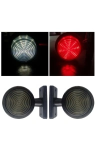 Set 2 Lampi led pentru gabarit 12v-24v rosu+ alb