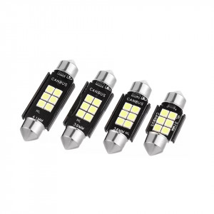 Set 2 leduri 36mm canbus 6 smd alb 6000k PREMIUM