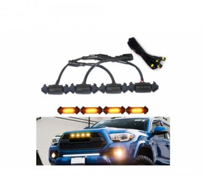 Set lumini de zi , lumina portocalie , 4 module 12v/24v