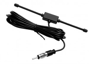Antena auto interior cu amplificare 16cm