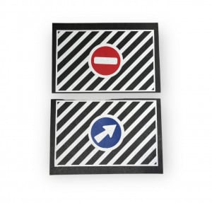 Aparatori noroi cu indicator pentru Camion ( mare ) 60cm x 40 cm