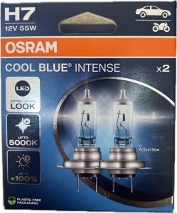 Becuri H7 osram cool blue ,5000k,12v