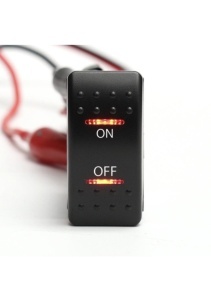 Buton on/off cu LED 12v-24