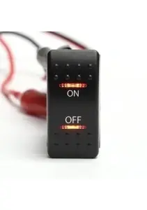 Buton on/off cu LED 12v-24