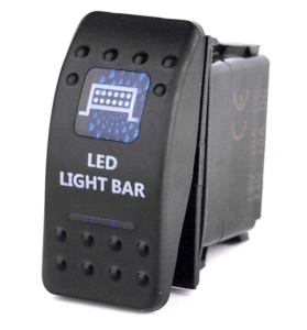 Buton on/off cu LED 12v-24
