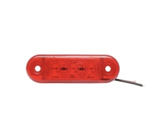lampa laterala cu 3 smd , lumina rosie , 12v-24v, 5+1 GRATIS