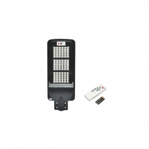 Lampa solara stradala/gradina cu leduri, acumulator si telecomanda , 90w