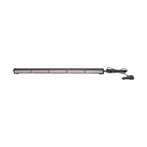 Rampa stroboscopica cu controler pe mufa de bricheta si buton on/off 12V-24v, 5 module cob, L= 74cm