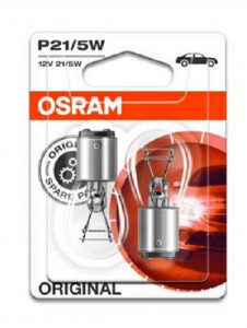 Set 2 becuri 12V P21/5W original OSRAM