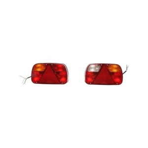 Set 2 lampi spate camion/remorca, stanga/dreapta cu bec 12V