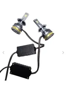 Set 2 leduri H7 super-canbus, 100w, 15.000lm , alb 6000k, + LEDURI POZITIE SAU NUMAR GRATIS
