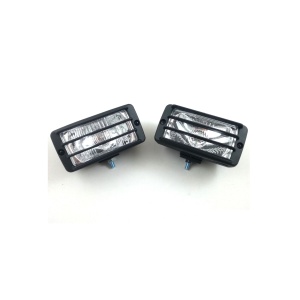 Set 2 proiectoare cu bec, 12V si cablaj