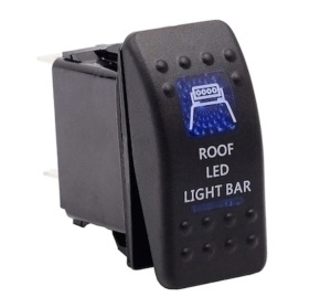 Buton on/off cu LED 12v-24