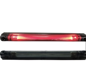 Lampa fumurie pentru cabina cu neon, lumina rosie, 12v-24v, 5+1 GRATIS