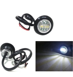 Lampa pentru bullbar/ gabarit cu led 12v-24v, alb ( o fata luminaoasa)