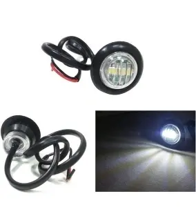 Lampa pentru bullbar/ gabarit cu led 12v-24v, alb ( o fata luminaoasa)