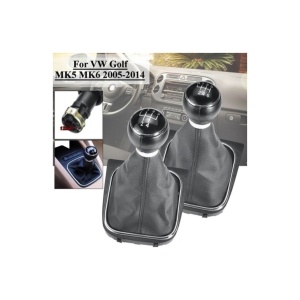 Manson schimbator si maner compatibil Volkswagen Golf VI MK5/MK6 2005-2014 cu 2 adaptoare pentru 5 si 6 viteze