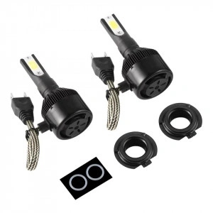 Set 2 leduri h7 black edition 12v-24v, 60w 7400lm, 6000k foarte rezistente la 24v