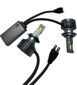 Set 2 leduri h7 lumina alb rece 6000k , 12v, 430w, 35.000lm, canbus + LEDURI POZITIE SAU NUMAR GRATIS