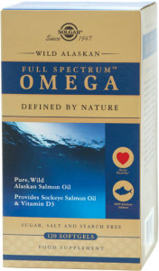 Spectru complet Omega (Full Spectrum) din Somon Sălbatic de Alaska – Wild Alaskan Full Spectrum softgels 120s
