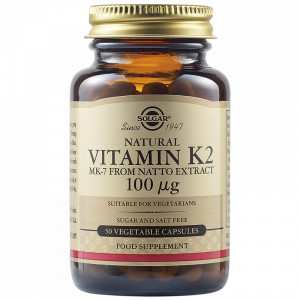 VITAMIN K2 100μg veg.caps 50s