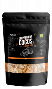 Chipsuri de Cocos cu Caramel Sarat Ecologice/BIO 100g