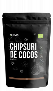 Chipsuri de Cocos RAW Ecologice 125g