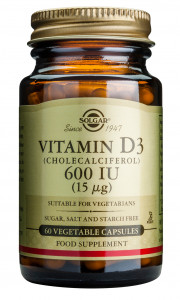 Vitamin D3 600 IU veg.caps 60s