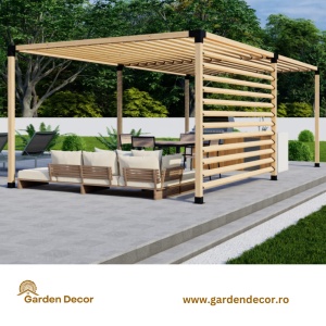 Set coltar trei segmente, 120x120 mm - 4 buc si 4 talpi  - Img 5