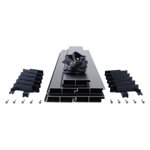 Set jaluzele de gradina BLITO ANTRACIT 2m din aluminiu - Img 2