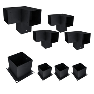 Set coltar trei segmente, 120x120 mm - 4 buc si 4 talpi
