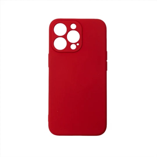 Husa iPhone 14 Pro Max, Silicon Soft, Rosu