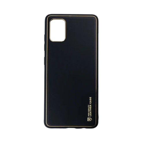 Husa Samsung A51 4G, Luxury Leather, Negru