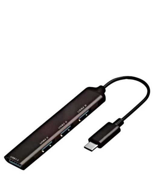 Adaptor Hub, SX 35, Type-C la USB, Negru