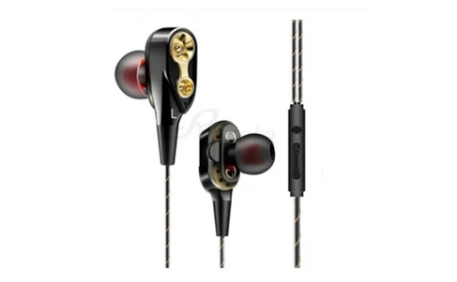 Casti cu Fir WUW R100, Negru