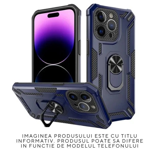 Husa Antisoc Samsung Galaxy A23 Tip Armor Albastru