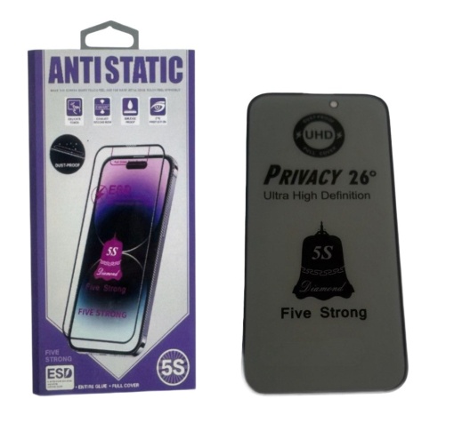 Folie Sticla UHD Privacy 26º iPhone 15