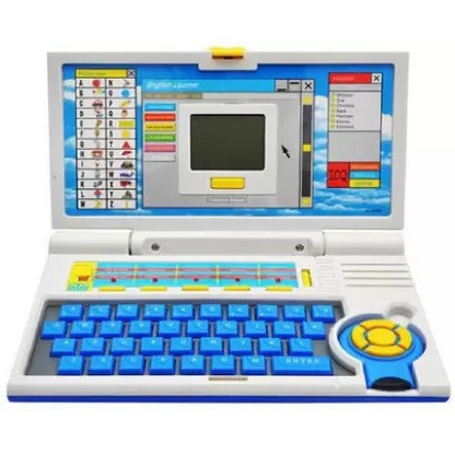 Laptop educativ pentru copii, 20 activitati, albastru