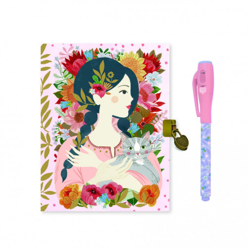 Set jurnal secret cu pix magic, Oana, 88 pagini