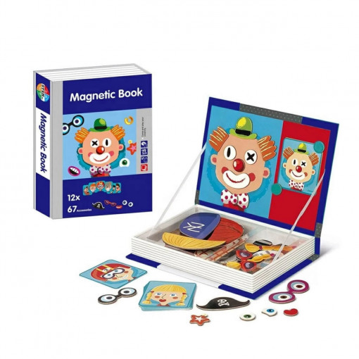 Carte magnetica tip puzzle, Expresii faciale