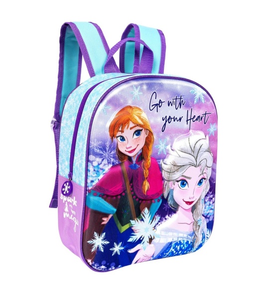Ghiozdan pentru gradinita Frozen, 3D, 3–6 ani