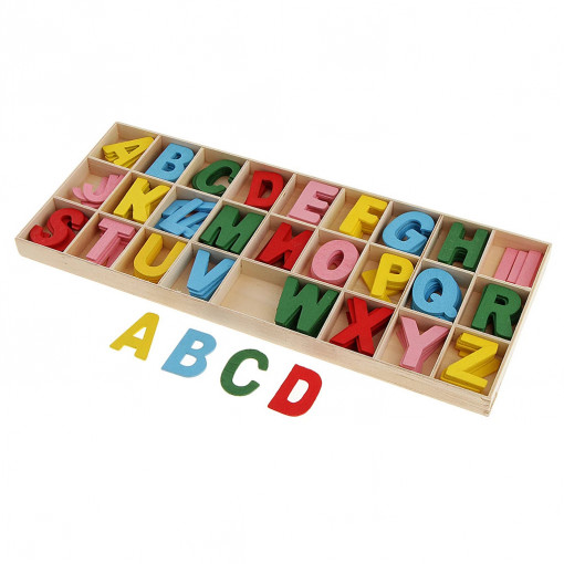 Set 135 litere craft din lemn, cutie depozitare, Color